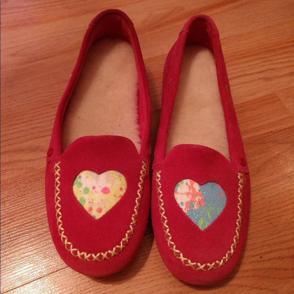 NEW : ( Big Girl ) Pink UGG Outdoor Slipper Shoe